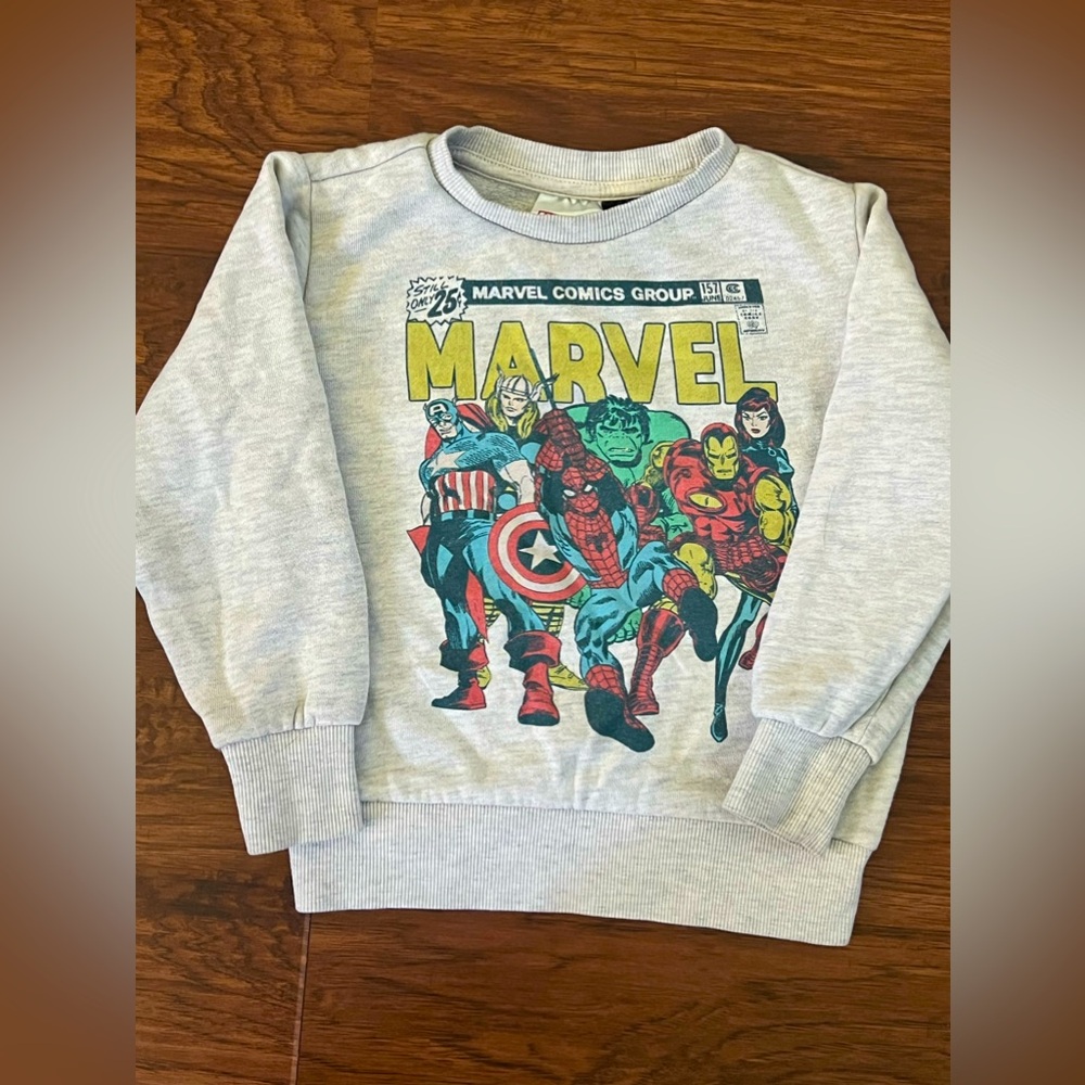 Marvel sweatshirt boys 3T